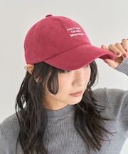 everywalk.コーデュロイロゴキャップ