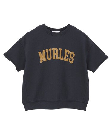 kids5分袖刺繍ロゴトレTEE