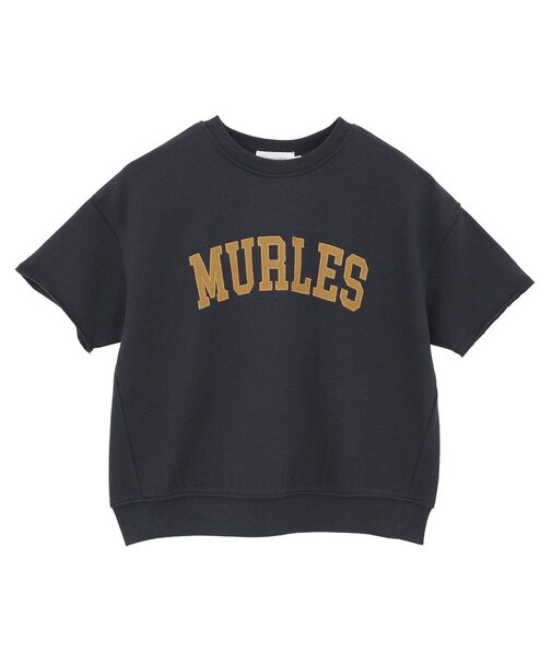 kids5分袖刺繍ロゴトレTEE