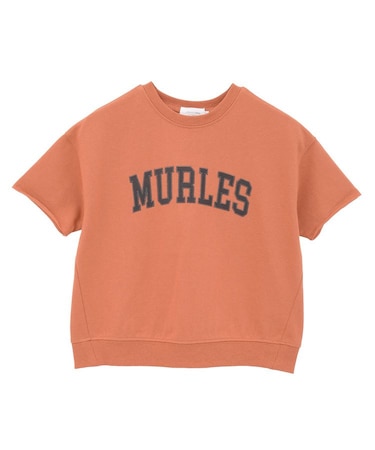 kids5分袖刺繍ロゴトレTEE