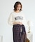 5分袖刺繍ロゴトレTEE