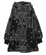 ■ESCAR ペイズリーボアフードコート