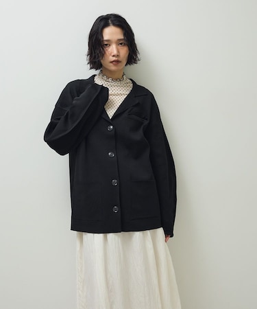 ・ELENCARE DUE ニットシングルジャケット
