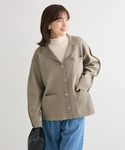 ・ELENCARE DUE ニットシングルジャケット