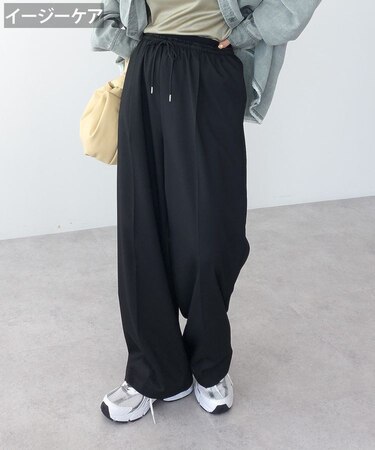 ウエストレイヤードワイドパンツ
