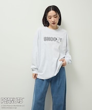 ■PEANUTS クロスステッチロンTEE