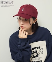 ■PEANUTS スヌーピーミニ刺繍キャップ