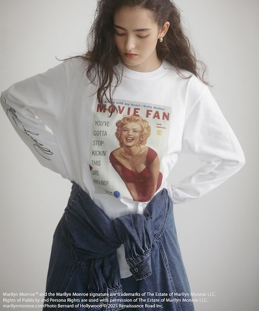 ■Marilyn Monroe マガジンptロンTEE