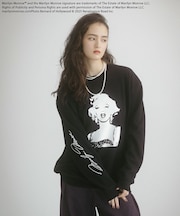 ■Marilyn Monroe モノクロptスウェット