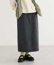 デニムタイトロングスカート