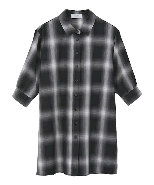 kidsロングシャツワンピース