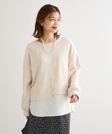 カットコーデュロイドッキングプルオーバー