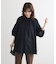 ease blue.バックシャーリングブラウス