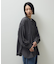 ease blue.バックシャーリングブラウス