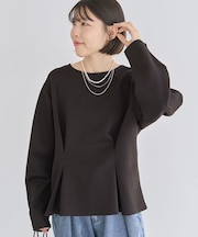 ・SUGAR SPOON フォルムスリーブプルオーバー