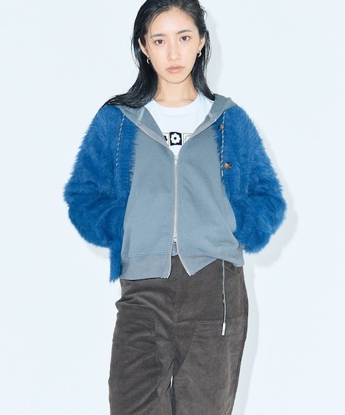 ■WITH KURUMI NAKATA スウェットZIPフード