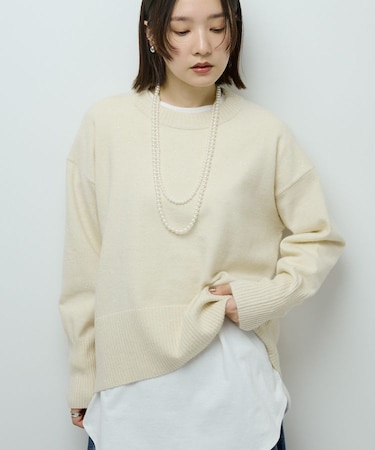 ふわもっちニットプルオーバー