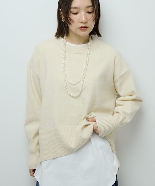 ふわもっちニットプルオーバー