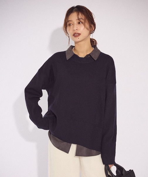 ふわもっちニットプルオーバー