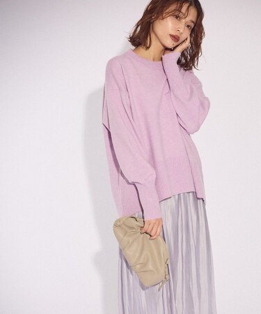 ふわもっちニットプルオーバー