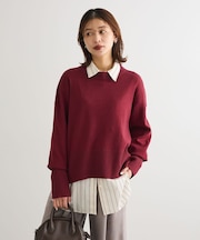 ふわもっちニットプルオーバー