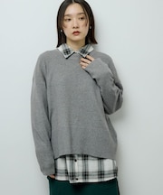 ふわもっちニットプルオーバー