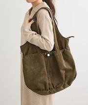 andmikka.合皮ドロストバルーンバック