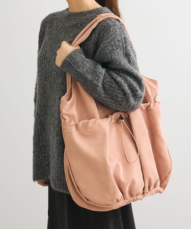 andmikka.合皮ドロストバルーンバック