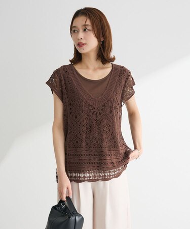 SET2点クロシェプルオーバー+タンクトップ