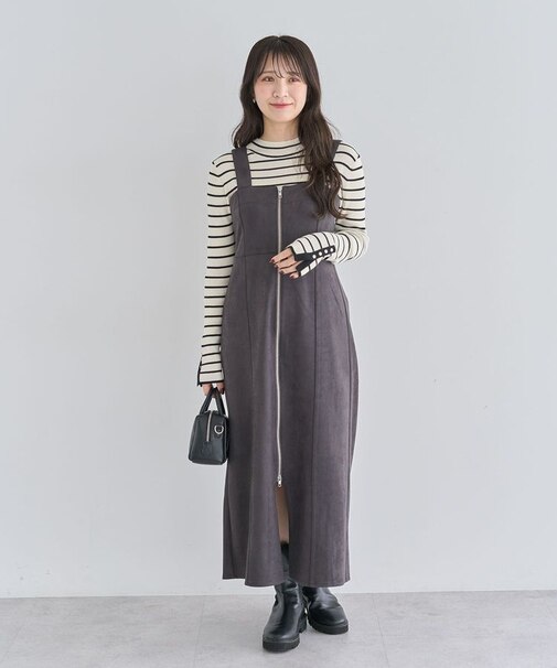 ・ELENCARE DUE スエードポンチジャンスカ