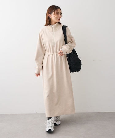 ・ELENCARE DUE スエードポンチワンピース