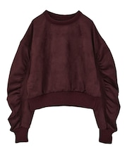 ・ELENCARE DUE スエードポンチプルオーバー