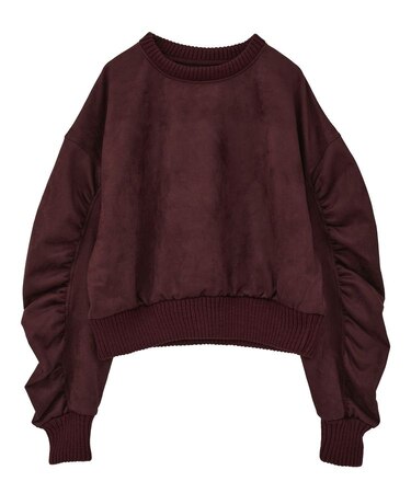 ・ELENCARE DUE スエードポンチプルオーバー