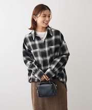 ・ELENCARE DUE 2wayチェックビックシャツ