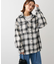 ・ELENCARE DUE 2wayチェックビックシャツ