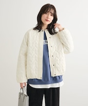 ・swing by ハートキルトコクーンブルゾン