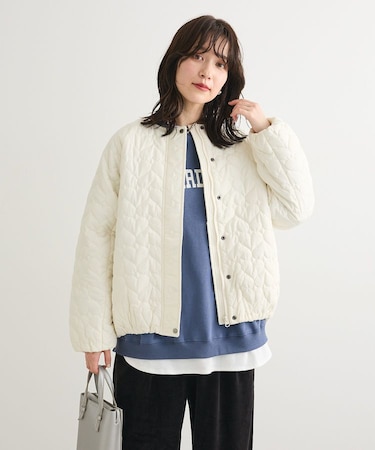 ・swing by ハートキルトコクーンブルゾン