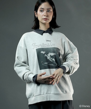 FANTASIA/モノクロフォトプリントスウェット