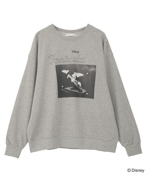 FANTASIA/モノクロフォトプリントスウェット