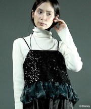 FANTASIA/スパンコール総柄ビスチェ