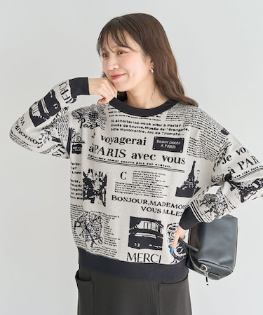 ・furry rate ジャカードニットプルオーバー