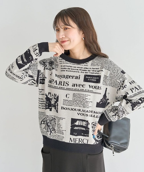 ・furry rate ジャカードニットプルオーバー