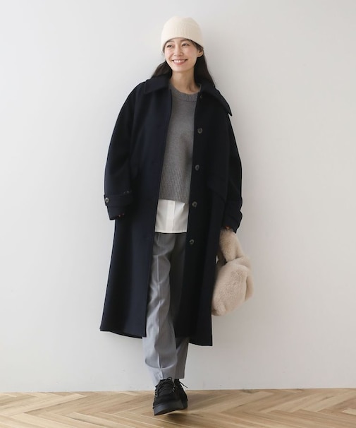 2WAYステンカラーロングコート