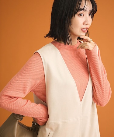 in ラメリブハイネックプルオーバー