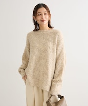 ブークレMIXニットチュニック