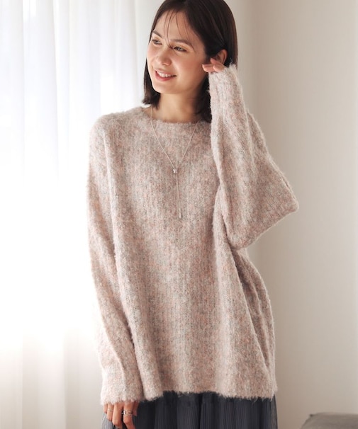 ブークレMIXニットチュニック