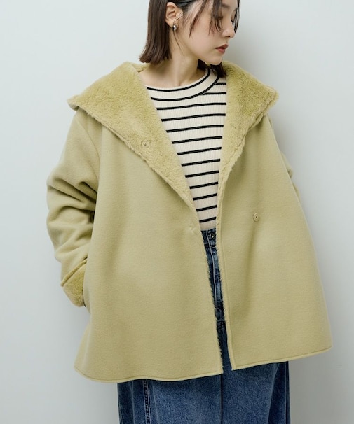 フーディガウンコート