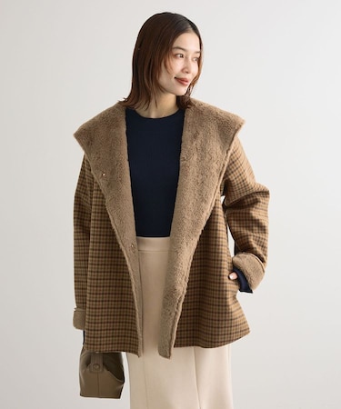 フーディガウンコート