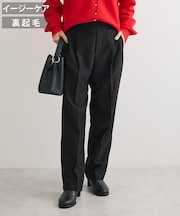 あったか裏起毛きれいシルエットパンツ