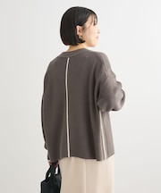 かのこ編モックネックニットプルオーバー